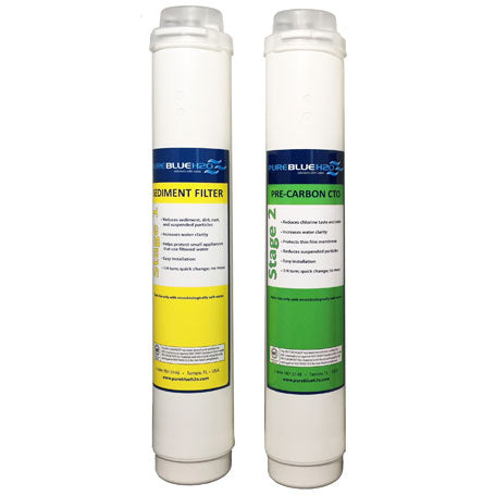 Two-Pack Reverse Osmosis Filter Replacements: Stage 1 and 2