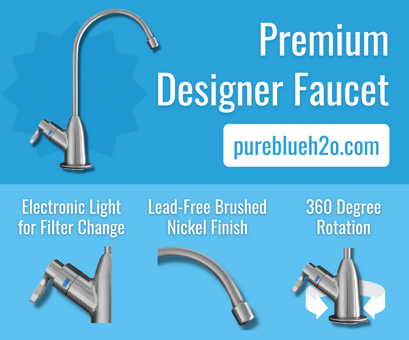 Designer Brushed Nickel Electronic Monitored AirGap Faucet